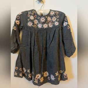 Zara Baby Collection Embroidered Dress